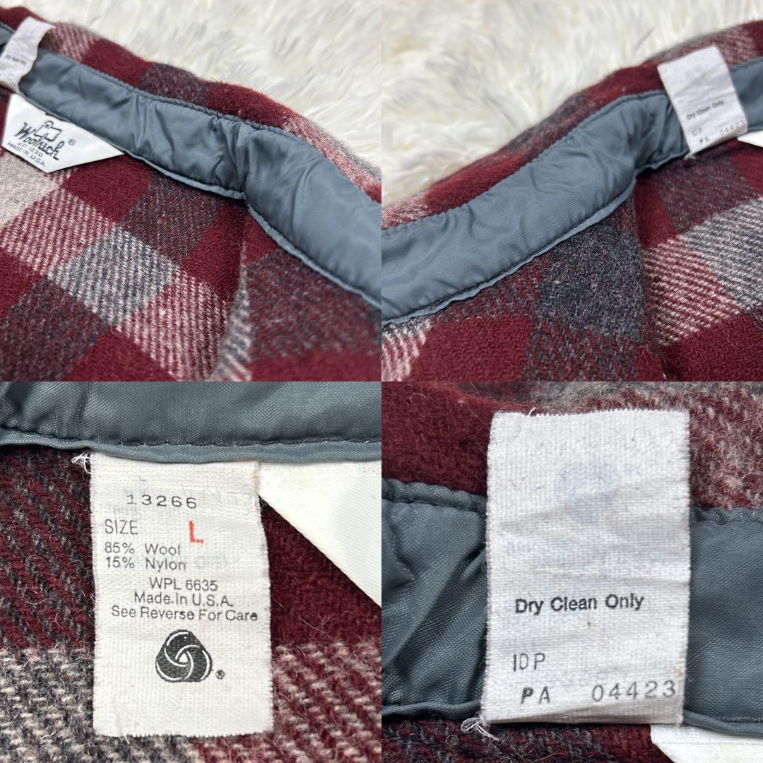 70s 白タグ 美品 ウールリッチ CPOシャツジャケット バッファロー