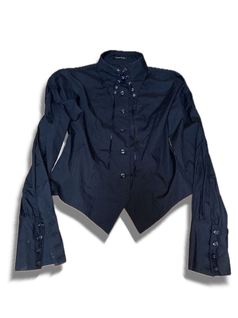 PEACE NOW ブラック シャツ M