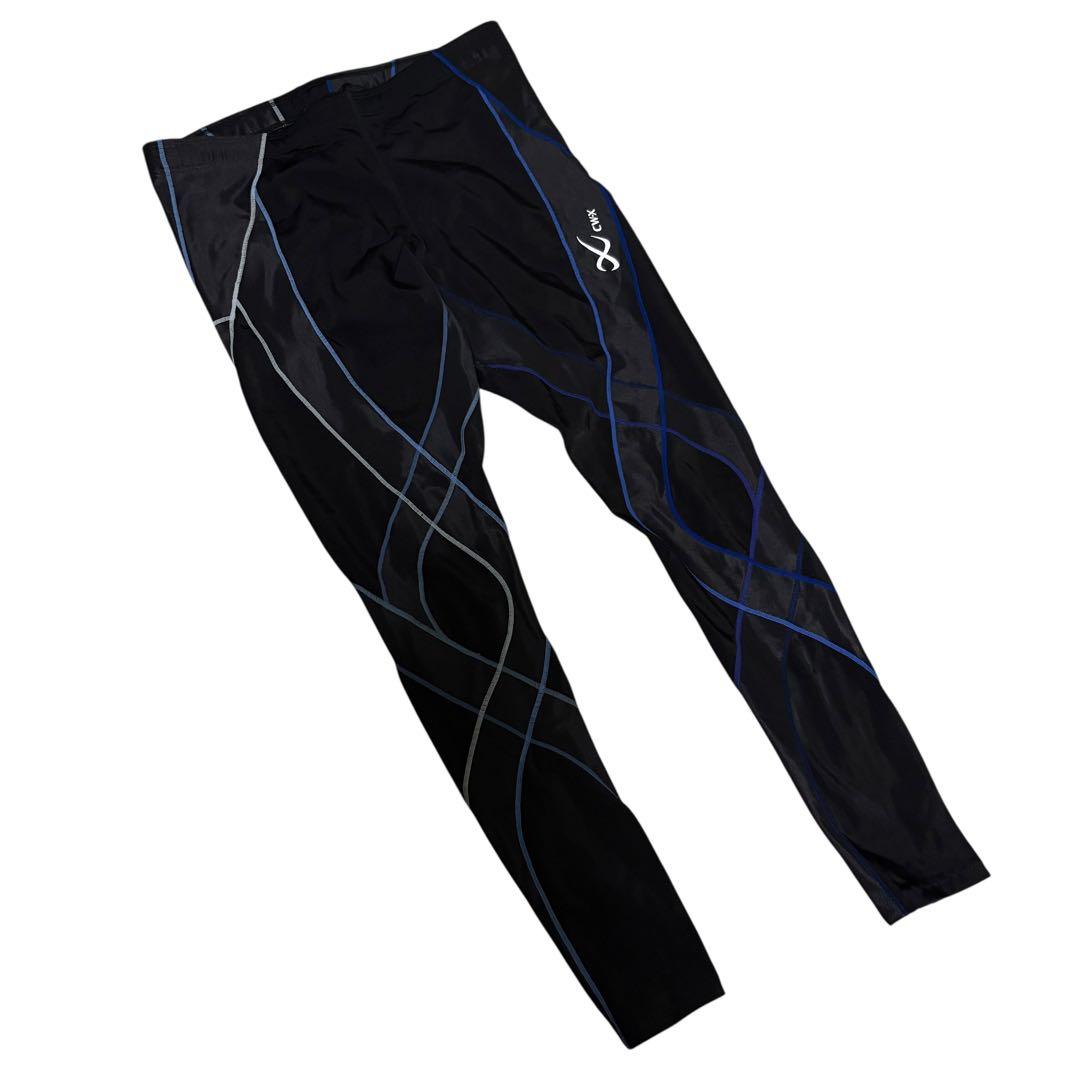 【美品】CW-X スポーツタイツ　サイズM　HZO639　ブルー