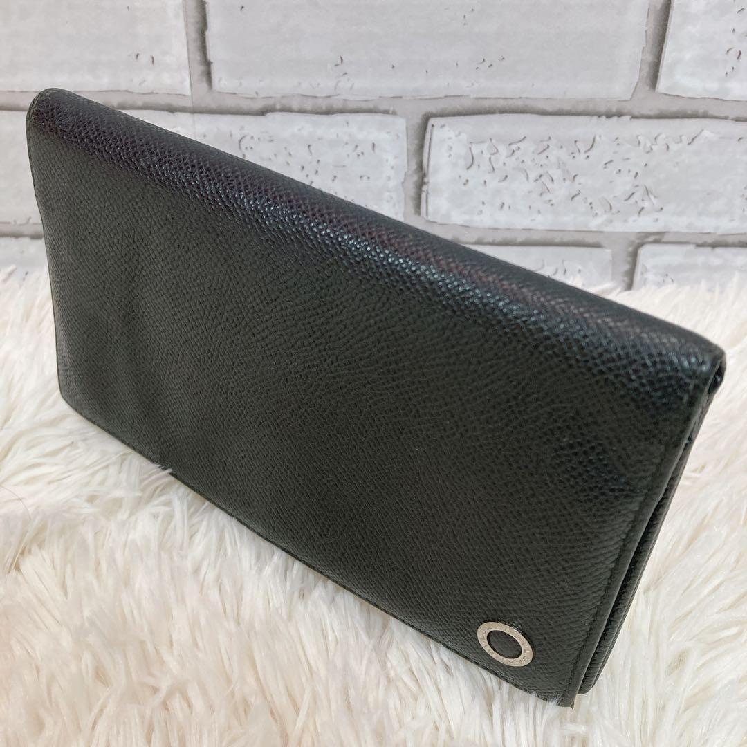 美品】 BVLGARI 長財布 二つ折り ウォレット サフィアーノ レザー