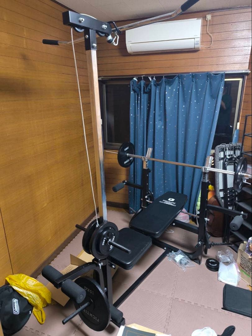 【やまさん】coreblack stylish black家庭用トレーニングジム ヤマダモール | ホームジム マシン マルチホームジム 腹筋マシン