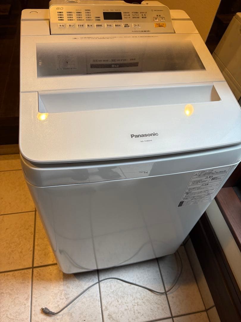 Panasonic 縦型洗濯機 NA-FA80H6