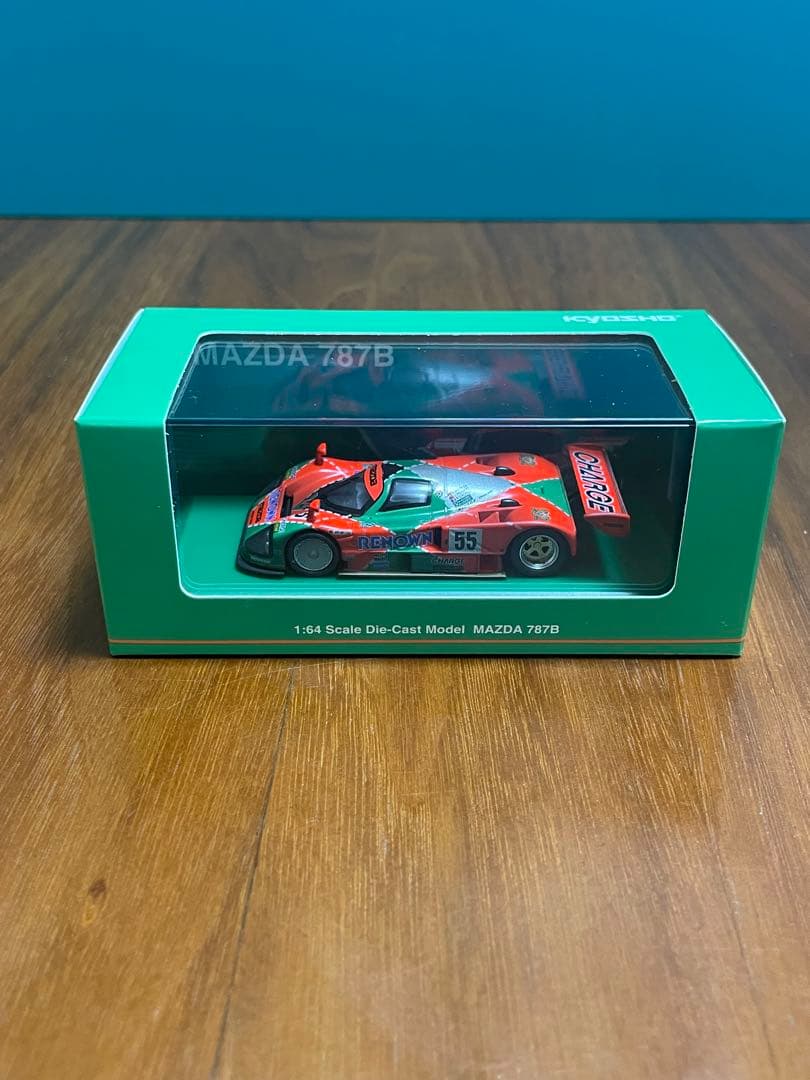 【最終値下げ】限定500個 京商　1/64マツダ 787B（ウェザリング仕様）