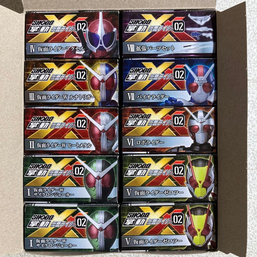 掌動-XX　仮面ライダー02　1box　W　ロボライダー　バイオライダー等 掌動-XX（ダブルクロス）仮面ライダー2｜発売日：2022年10月10日