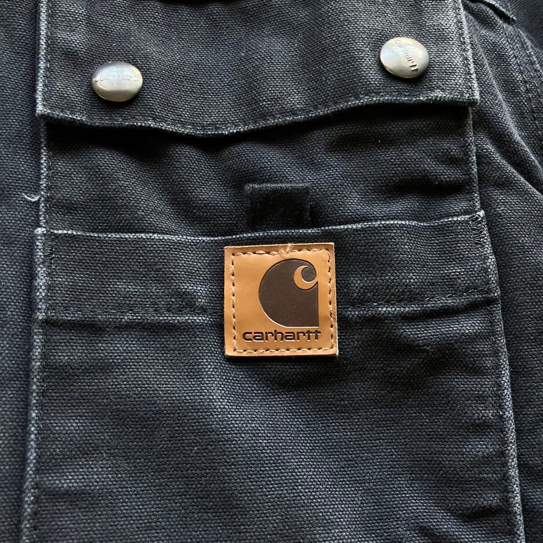美品！Carhartt バートレットジャケット ブラック コート J284 - メルカリ