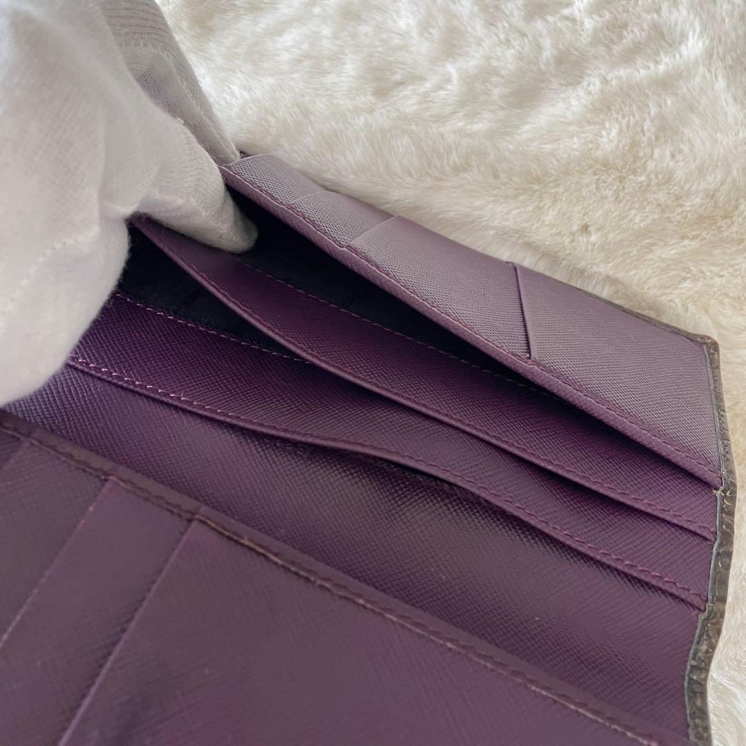 希少 美品✨ETRO エトロ カービング エンボス加工 長財布 カードケース