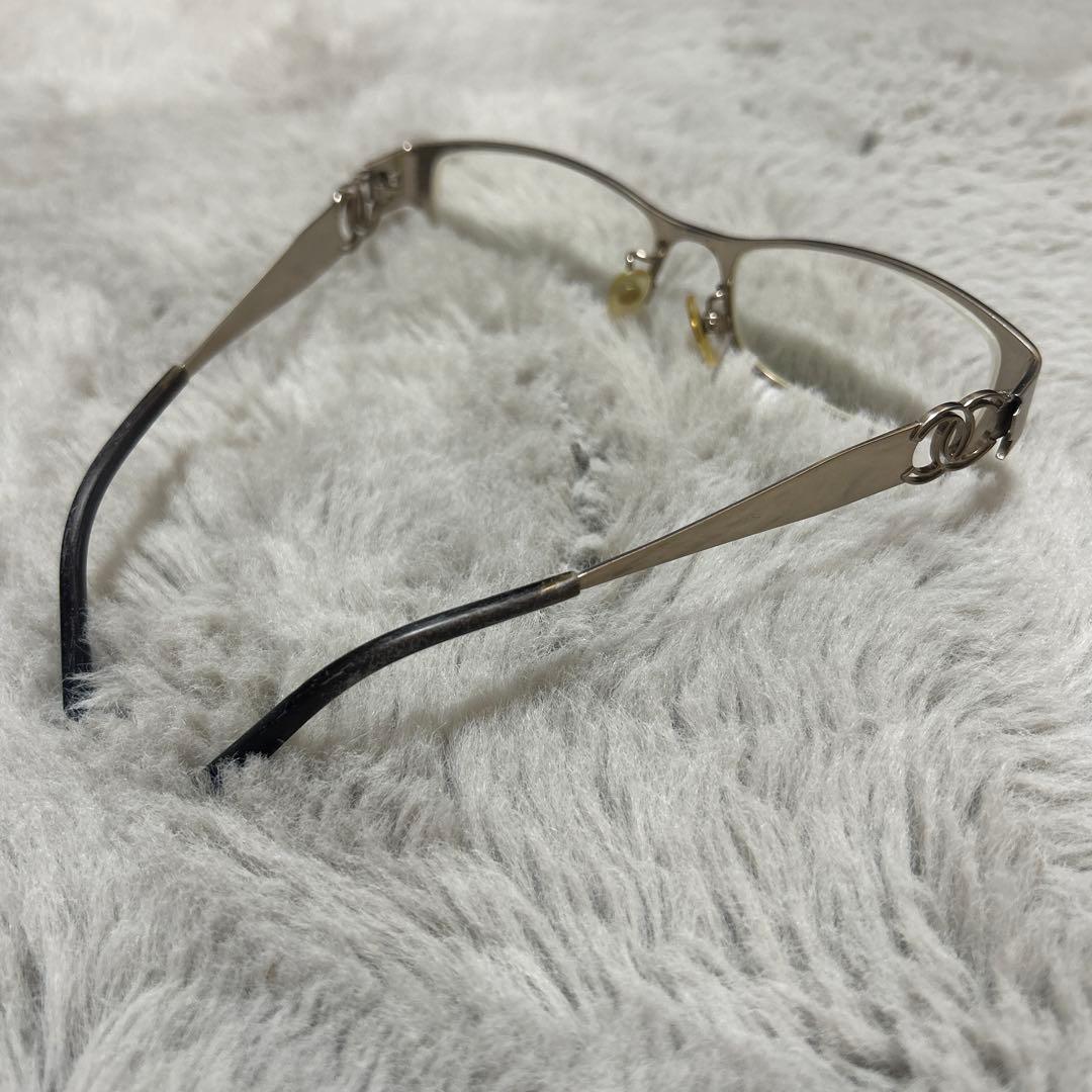 シャネル CHANEL メガネ 眼鏡 アイウェア ゴールド　度付き