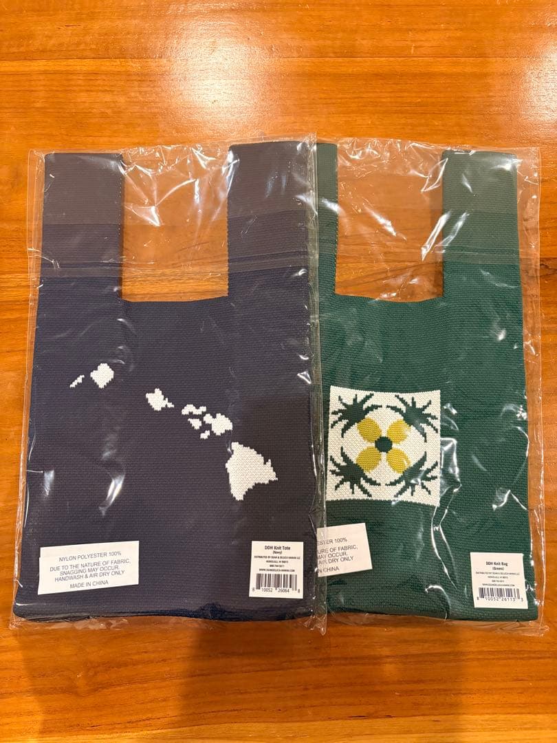 【限定新品タグ付】DEAN&DELUCA HAWAII限定ニットトート2枚セット KNIT BAG - DEAN & DELUCA HAWAII