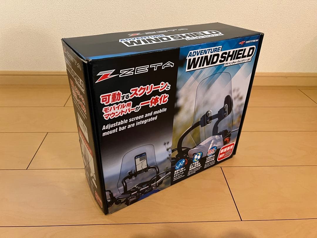 ZETA ADVENTURE WINDSHIELD クロスカブ110 CC110 ZETA ジータ アドベンチャー ウインドシールド STDスクリーン CC110
