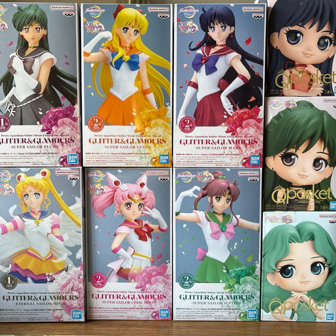 セーラームーン　未開封フィギュアセット