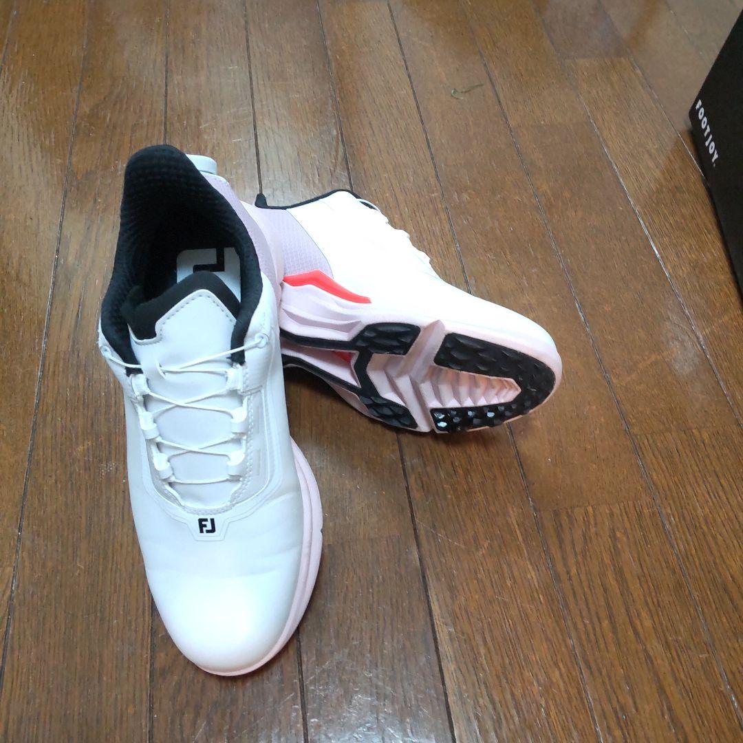 FJ FUEL ゴルフシューズ BOAシステム ホワイト/ピンク