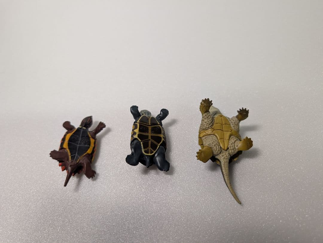 海洋堂 チョコQ チョコエッグ カメ フィギュア 3体セット - メルカリ