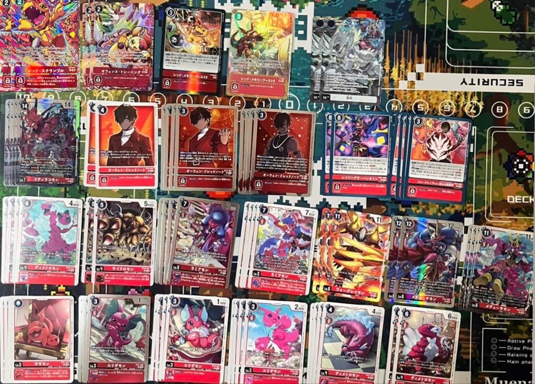 C メデューサモン　スティラコモンデッキ　デッキ　デッキパーツ　デジモンカード