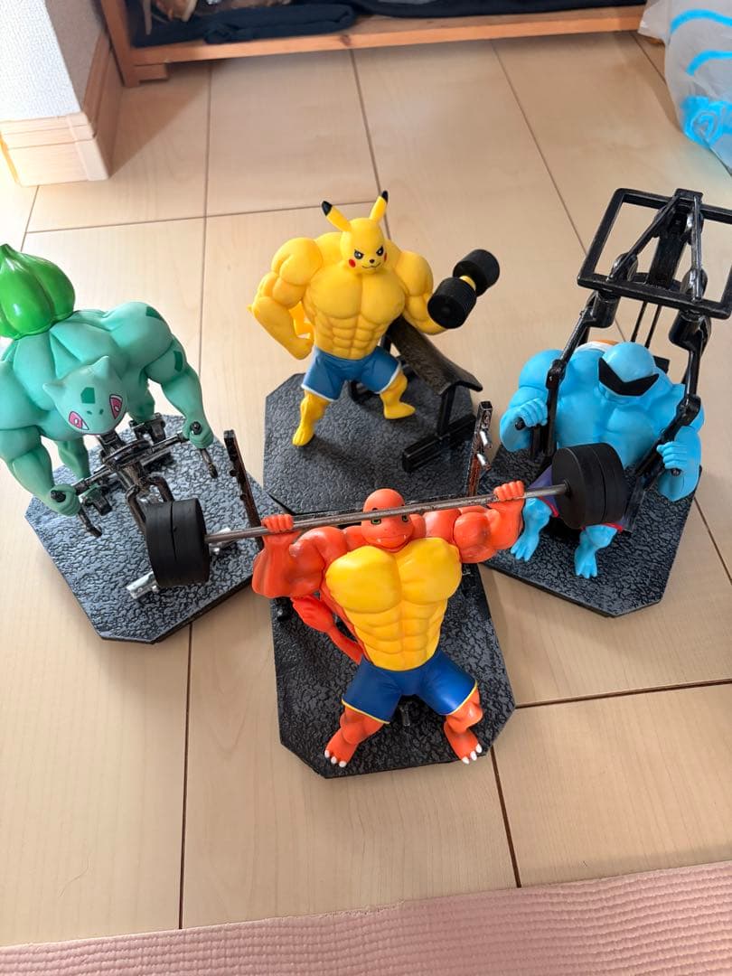ポケモン 筋トレ フィギュア 4体セット