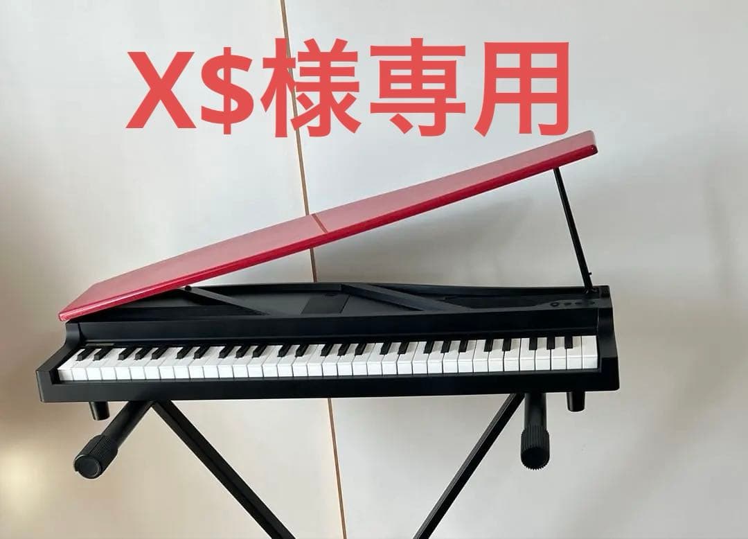 【X$様ご購入予定】KORG MICROPIANOコルグ マイクロピアノミニ Amazon | KORG MICROPIANO マイクロピアノ ミニ鍵盤61鍵 レッド 61曲の