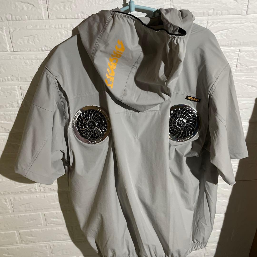 バートル　AC2036 アッシュグレー　XLサイズ　空調服　半袖　フルセット