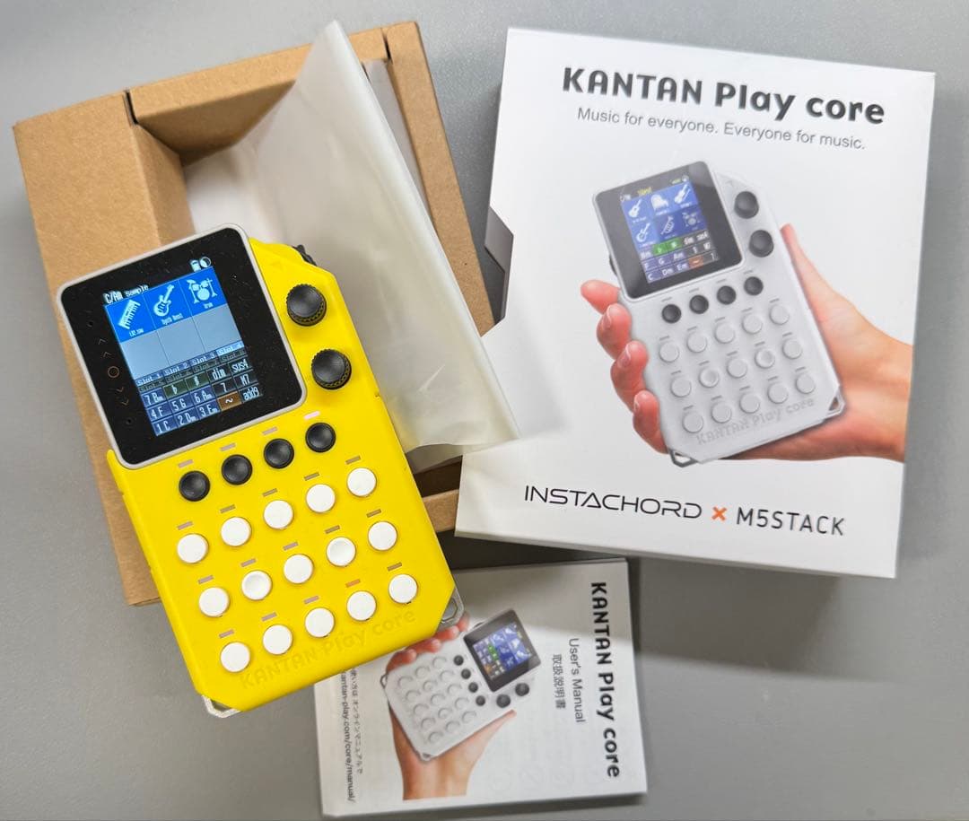 KANTAN Play core かんぷれKP01WH 限定イエロー