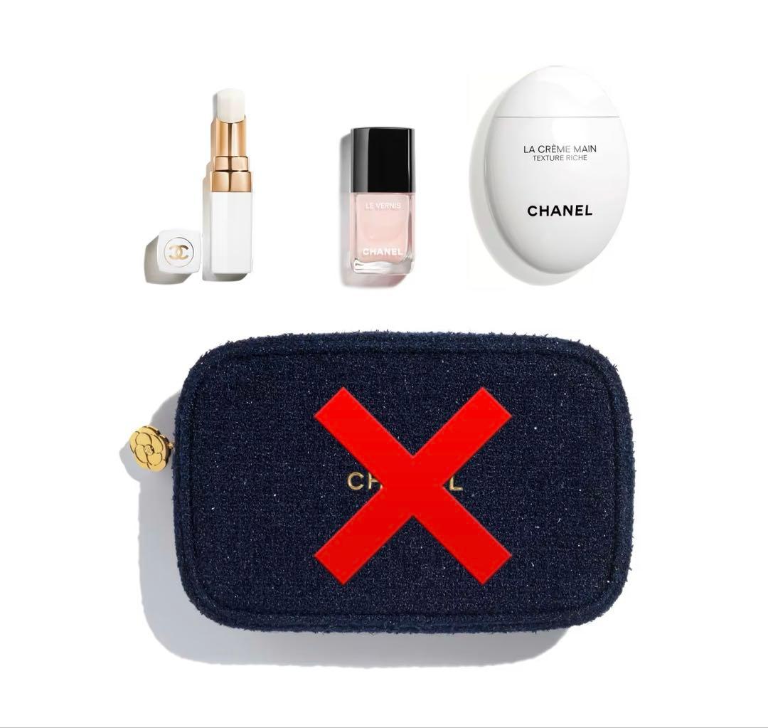 CHANEL クリスマスコフレ2025 リップクリーム・ネイル・ハンドクリーム