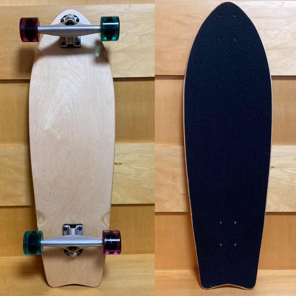 31.5インチ セミロング クルーザー サーフスケートボード 2カラーウィール 31.5インチ セミロング クルーザー サーフスケートボード 2カラー