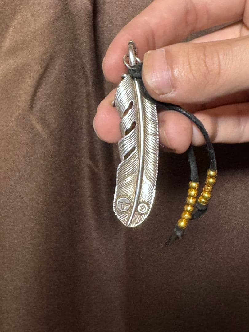 シルバー チェーンネックレス 羽根ペンダント 値段相談あり気軽にどうぞ