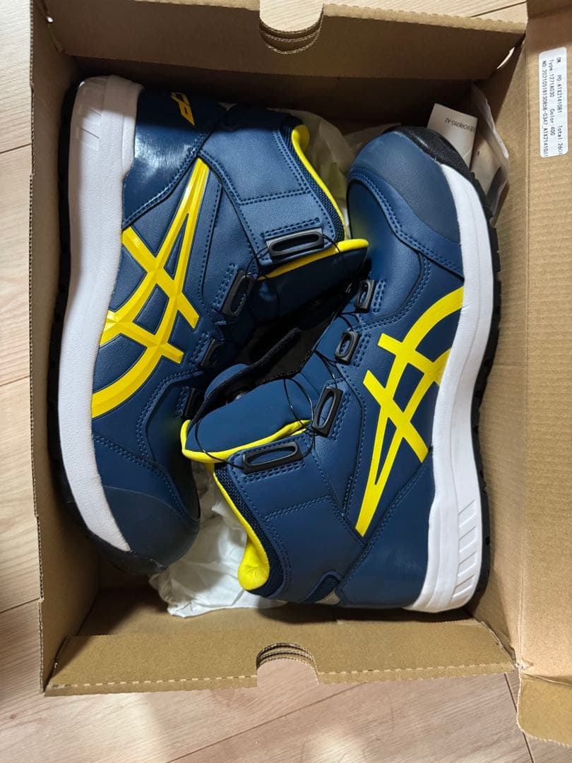 アシックス 安全靴 ハイカット 新品未使用 ASICS（アシックス） 安全靴 アシックスハイカット マジック CP216
