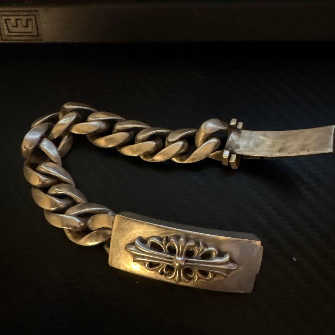 km　クロムハーツ　フローラルクロスidクラシック　ブレスレット