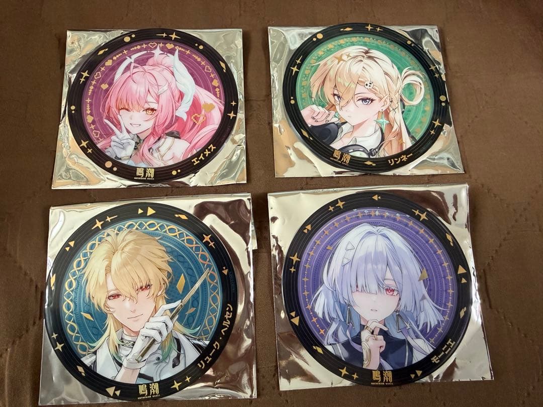 鳴潮 アクリルコースター コンプセット クリアファイル付き 池袋 鳴潮】 アクリルコースター コンプリートセット 【コンプ】 池袋