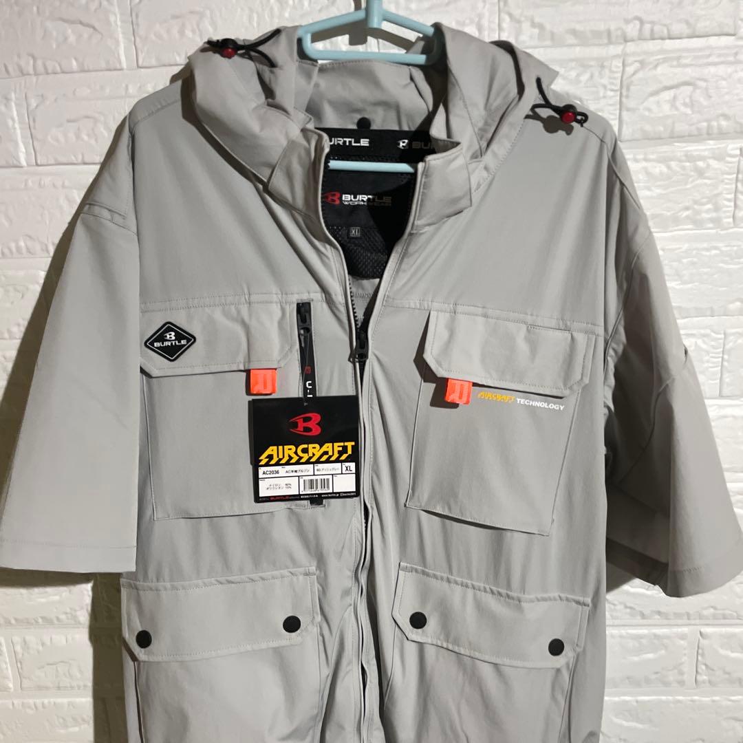 ニッシー ！バートル　AC2036 アッシュグレー　XL 空調服