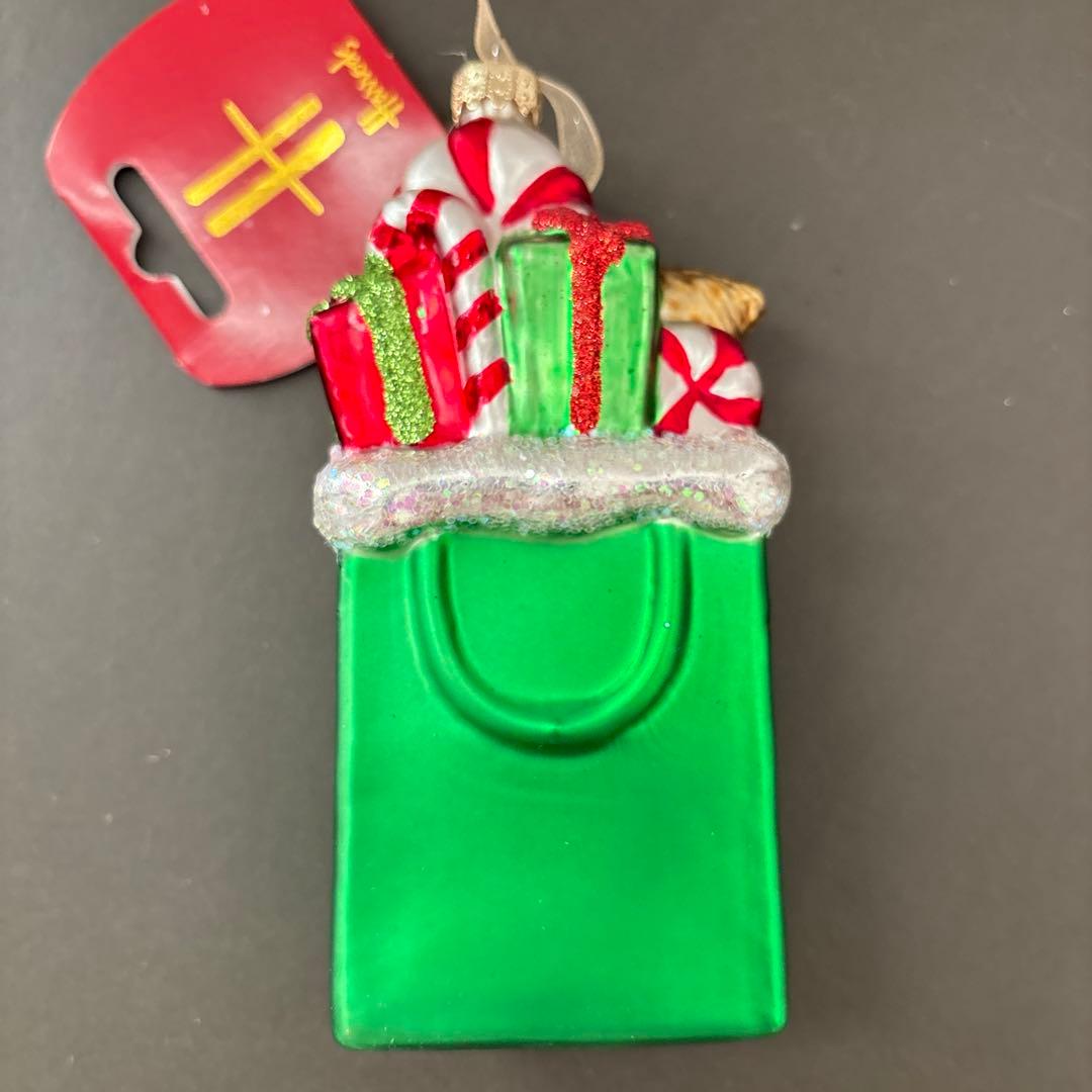 メルカリ便】 Harrods ハロッズ ガラスオーナメント4個セット - メルカリ