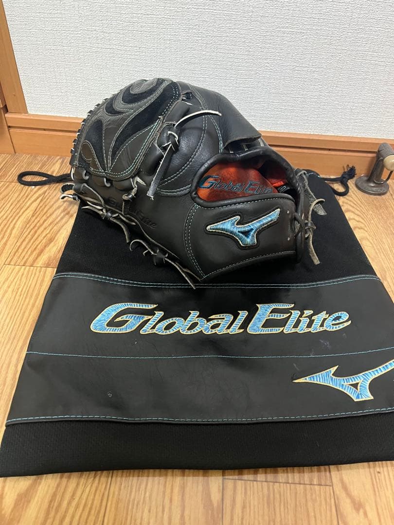 ミズノ グローバルエリート 硬式 投手用グローブ ダイバーシティーブルー
