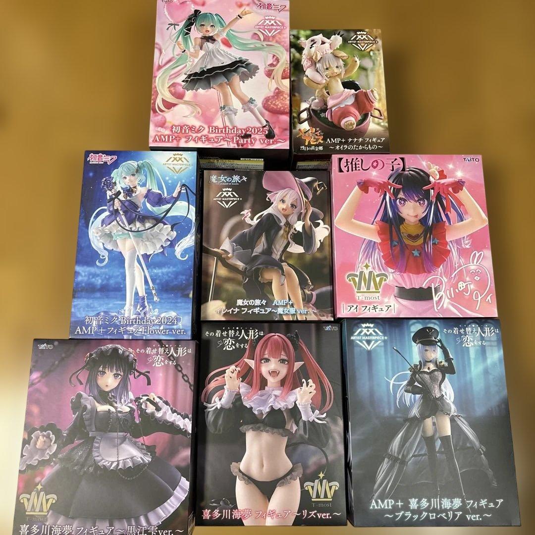 AMP + T-most フィギュア8点セット