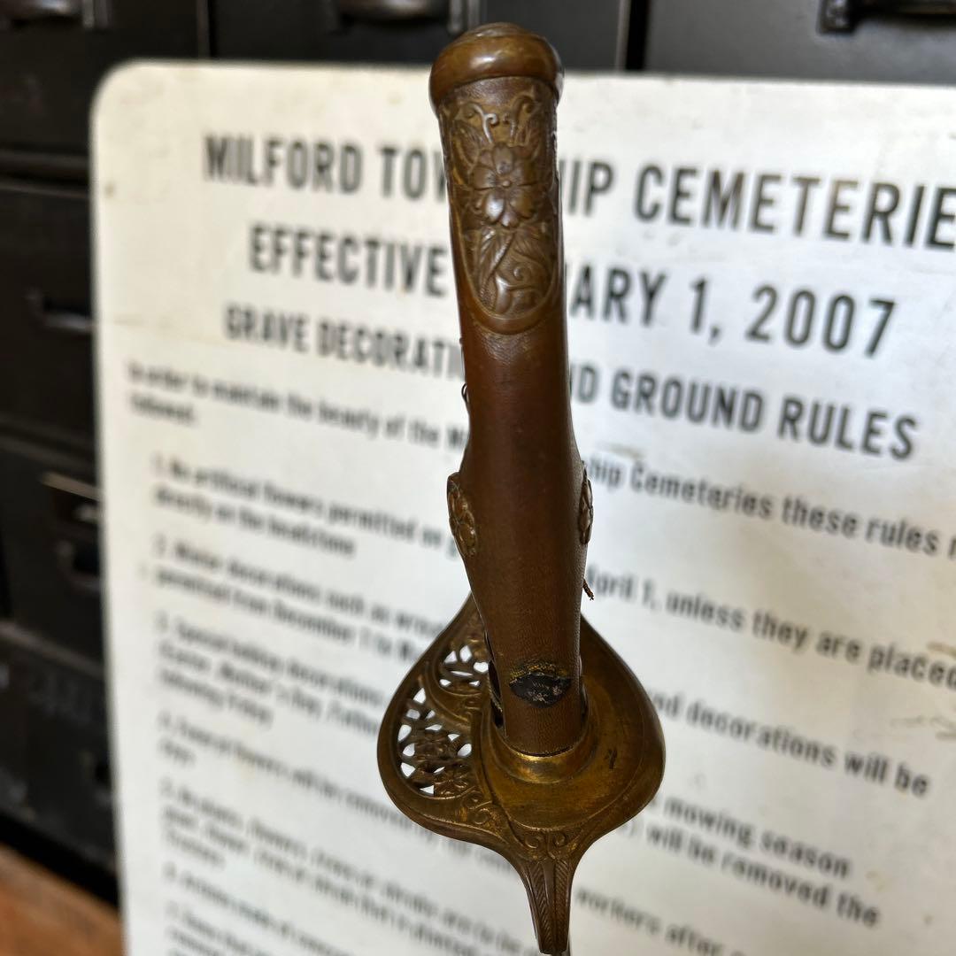 観賞用】古道具 模造刀 骨董品 日本軍 装品 インダストリアル アンティーク