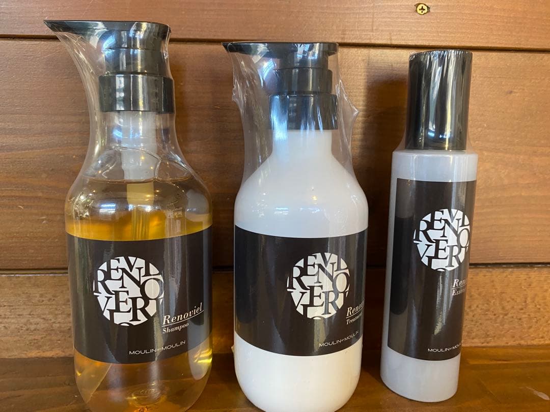 リノヴィールシャンプートリートメント、アウトバストリートメント3点セット