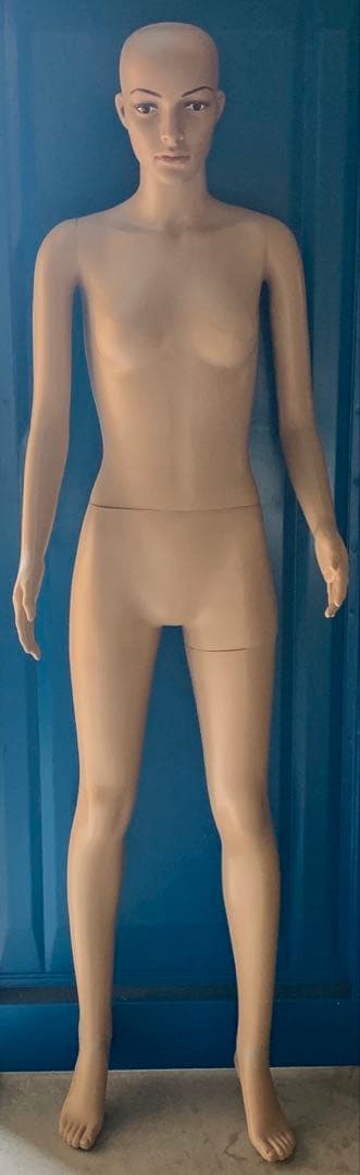 マネキン　女性　全身 軽量ABS製 婦人全身リアルマネキン 左手腰あてポーズ〔ストエキ