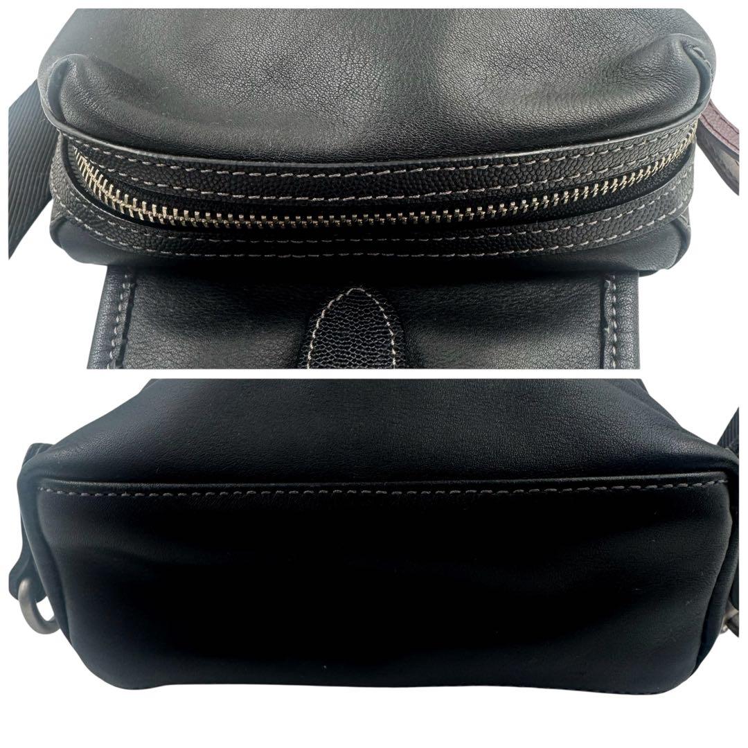 Paul Smith ポールスミス オールレザー ボディバッグ スリングバッグ