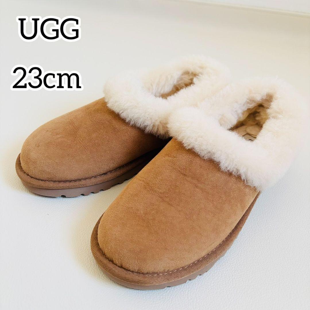 2744【極美品 展示品】UGG アグ NITA ニタ　スリッポンシューズ UGG（アグ） 美品 1011894 NITA ニタ ムートン スリッポン シューズ