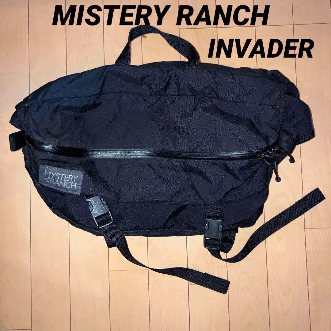 【廃盤】 ミステリーランチ インベーダー メッセンジャーバッグ ブラック