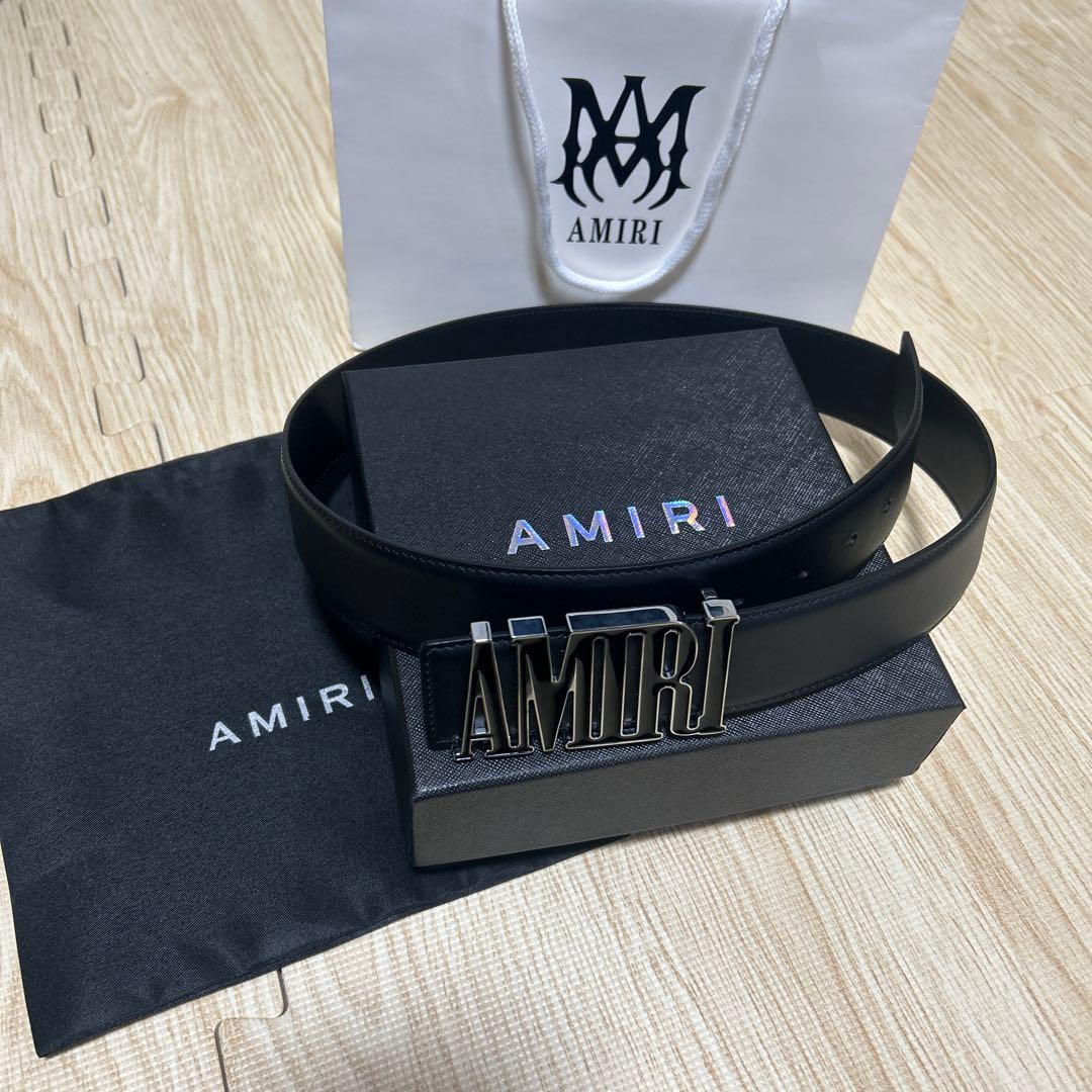 AMIRI ブラックベルト 85サイズ数週間最終値下げ！