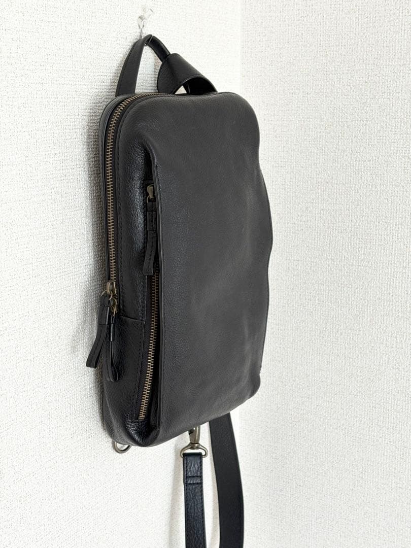 【チャコールブラック】カゼマトウ クロスバッグ【MOTHERHOUSE】