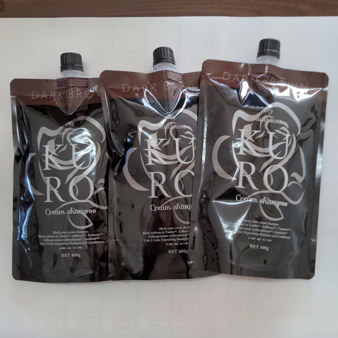 BARANROSE クリームシャンプー BROWN 400g