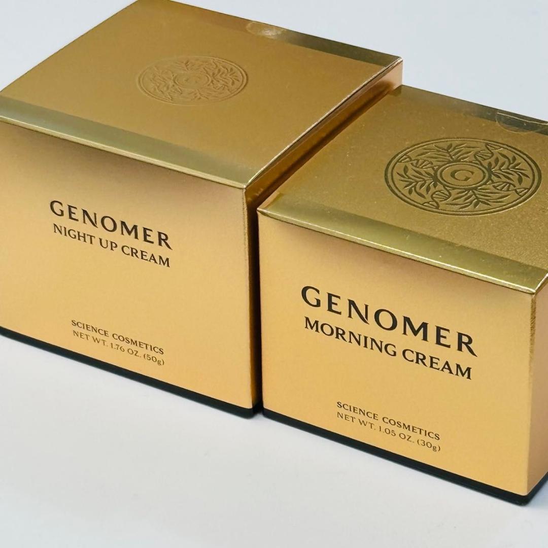 ジェノマー ナイトアップクリーム 50g & モーニングクリーム 30g セット