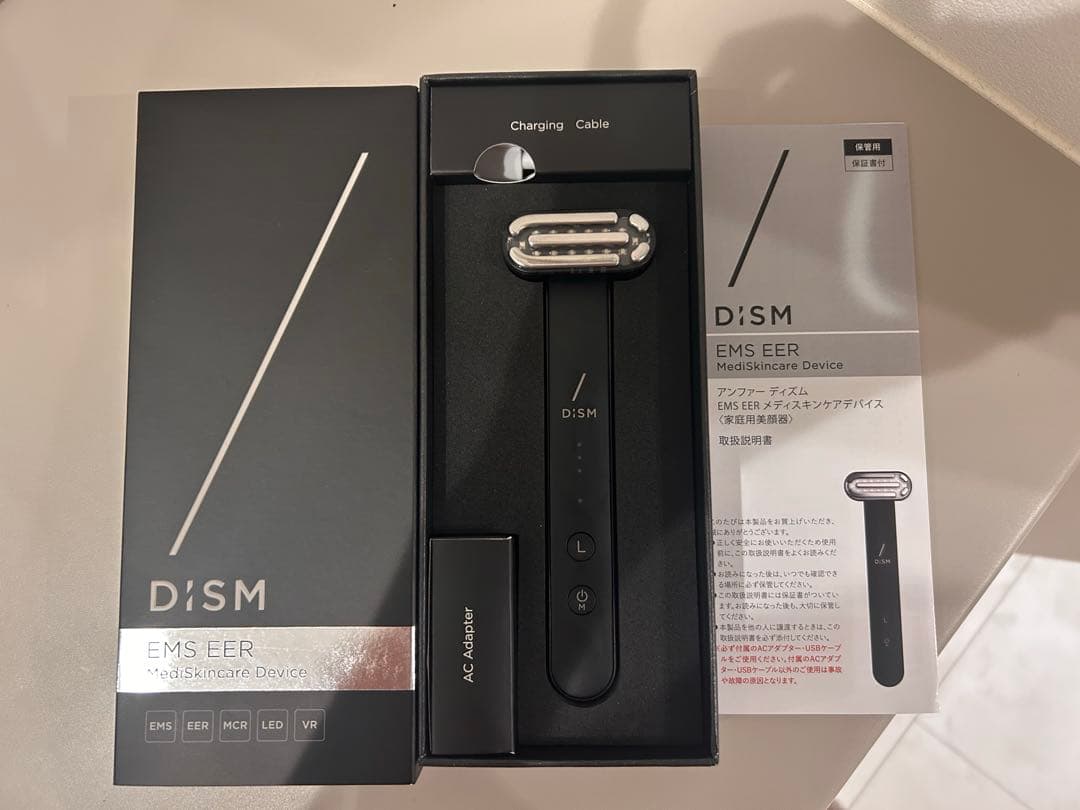 DISM EMS EER 美顔器 アンファー　ディズム　メディスキンケアデバイス スキンケアブランド「DISM」より初の美容家電「ディズム EMS EER