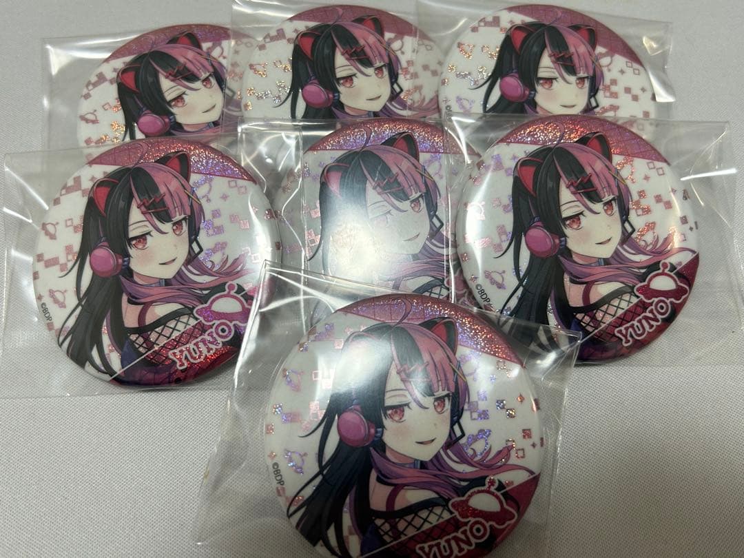 バンドリ 10th 夢限大みゅーたいぷ 千石ユノ 缶バッジ 7個セット