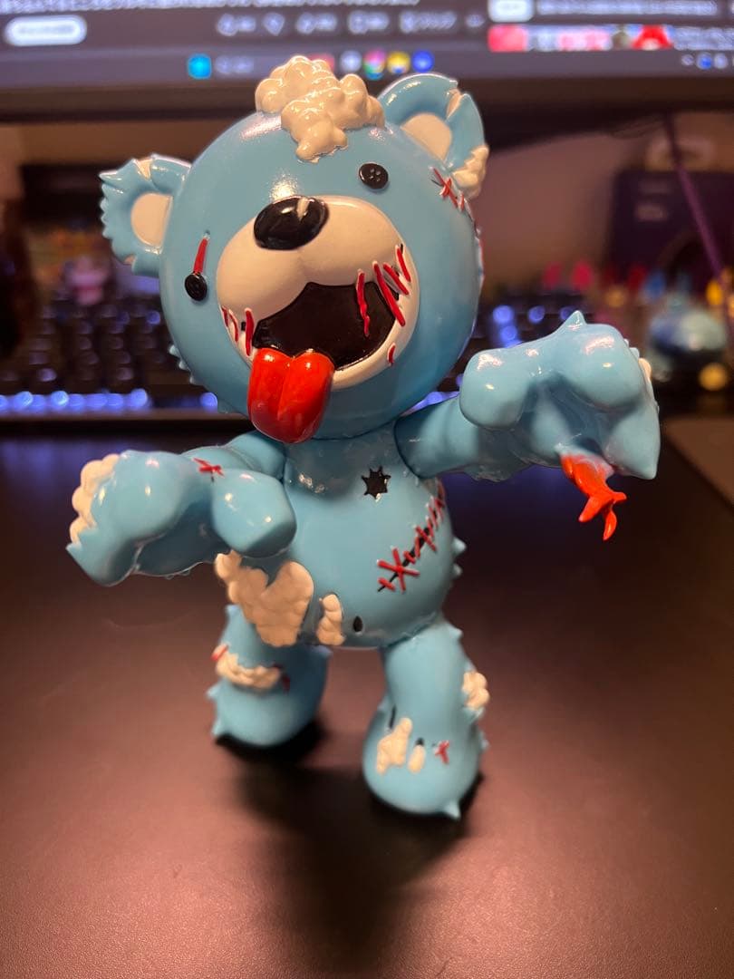 Art Studio 「SHOT!」ゾンベアー ソフビ スタンダードブルーVer