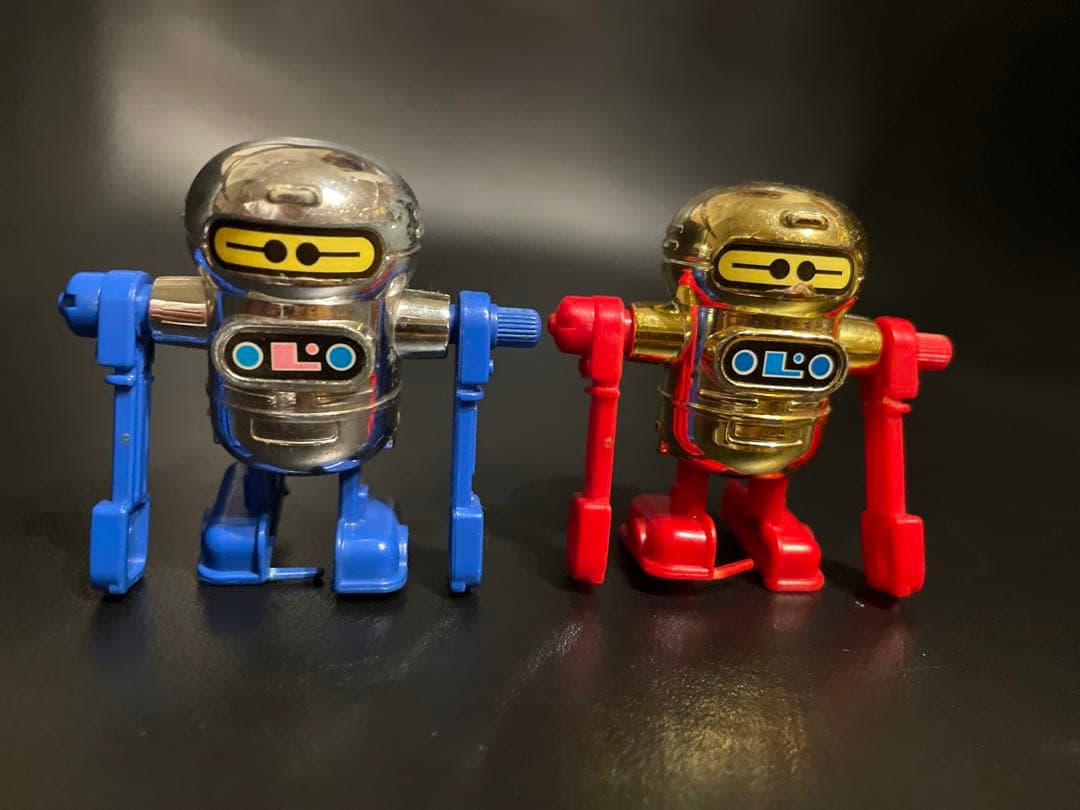 希少！70'sヴィンテージTOMY日本製 1979年製ぜんまい式SFロボット2台