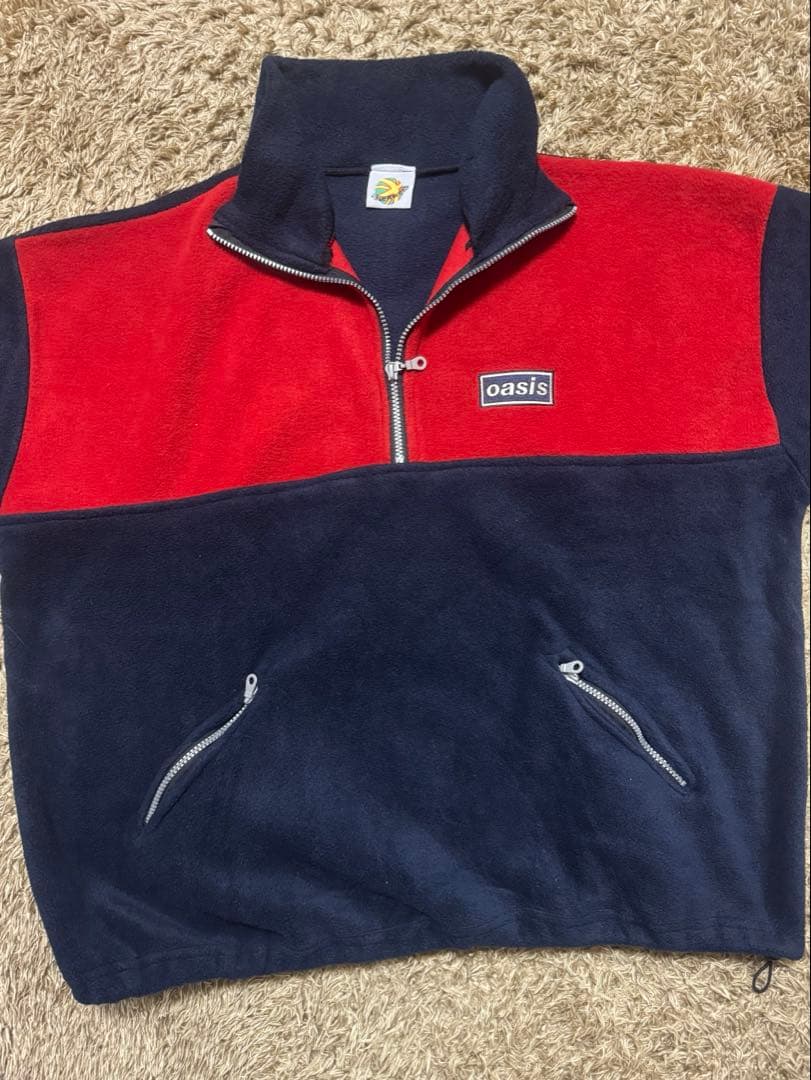 【希少】oasis グッズ　フリース　1998 フリーサイズ