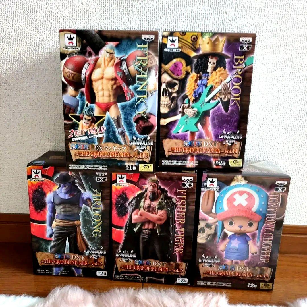 ワンピース グラメンセットアーロンフランキーチョッパーブルックフィギュア