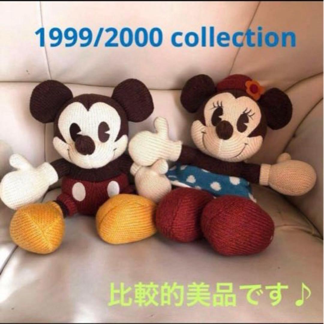 ミッキー ミニー　ぬいぐるみ　レトロ　オールドミッキー