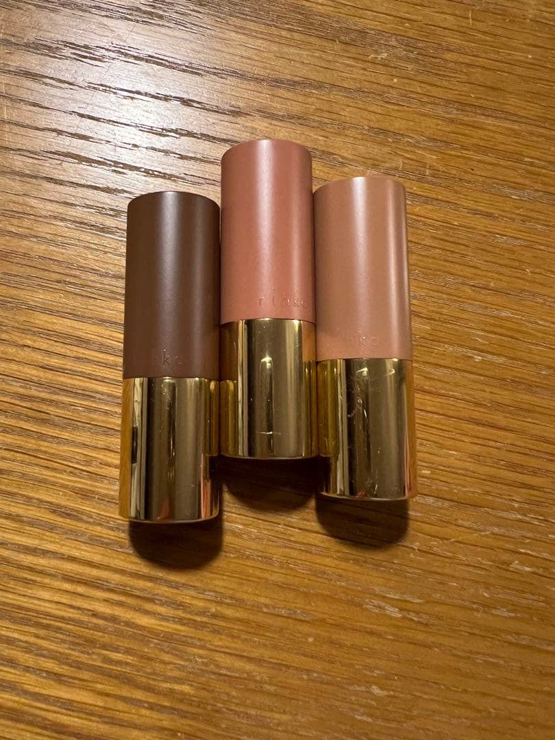 rihka lipstick melt calm freckle 3本セット calm&freckle lipstick set | rihka