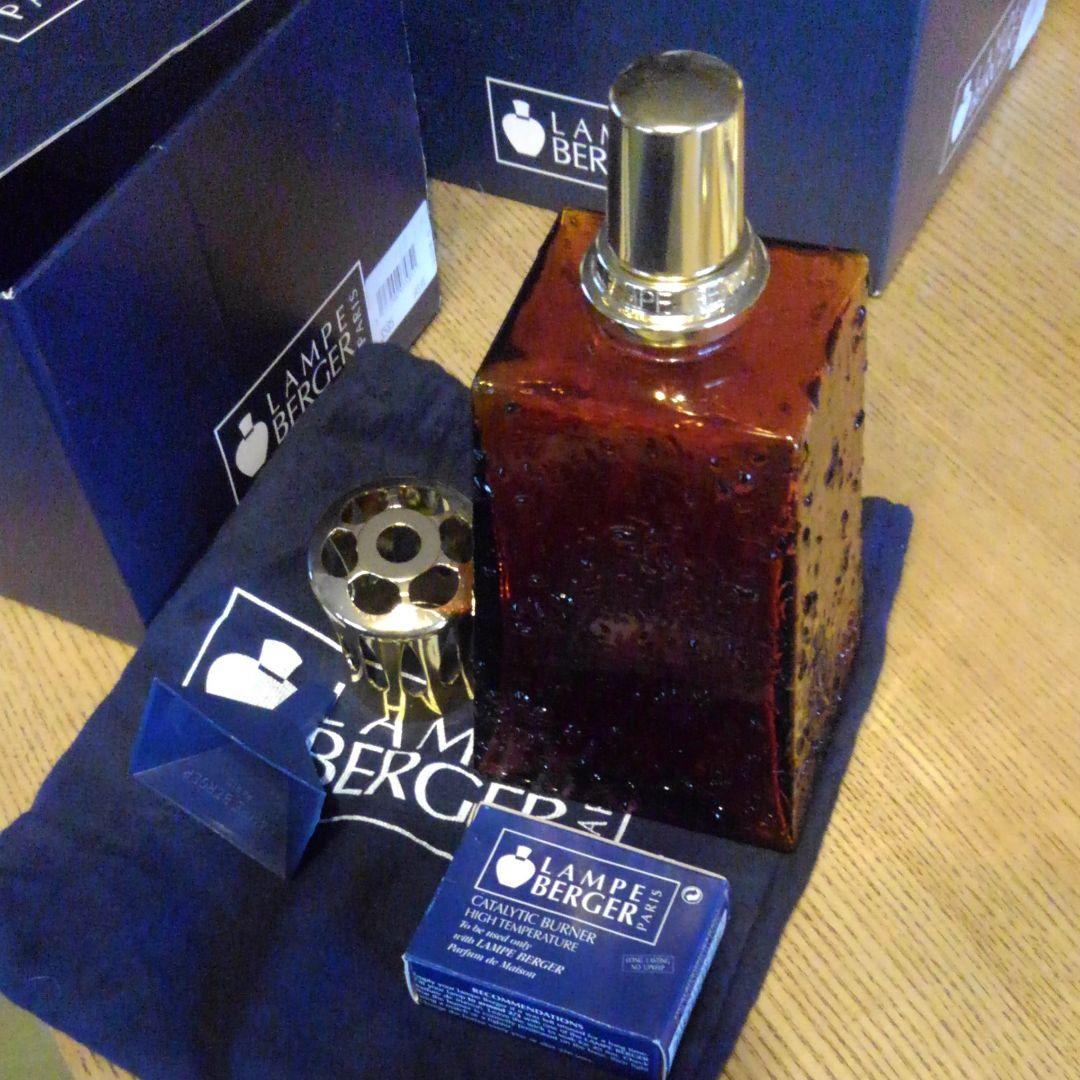 高級アロマランプ　ランプベルジェ　ミスト　アンバー